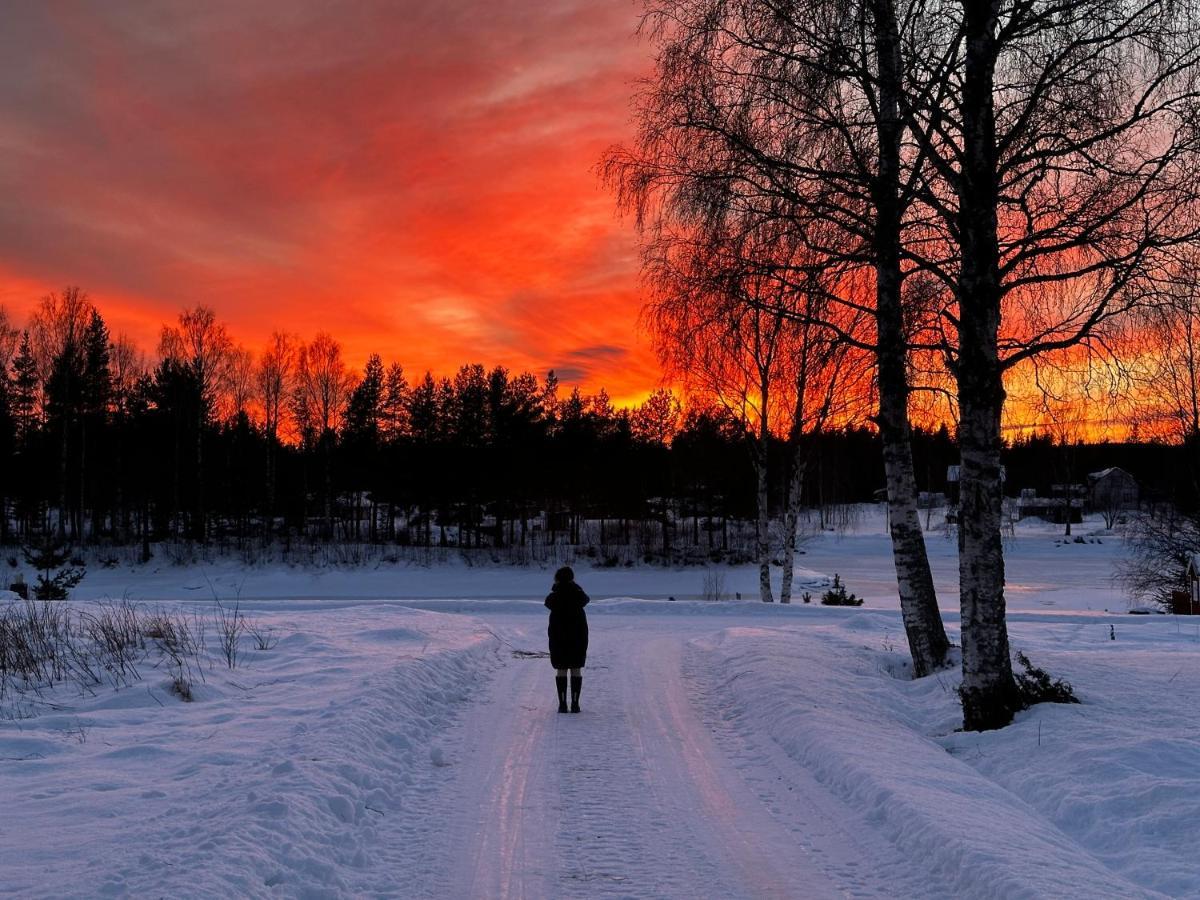 Ljungaverk Takvaning Med Ekgolv Och Badkar Naera Aelven Buitenkant foto